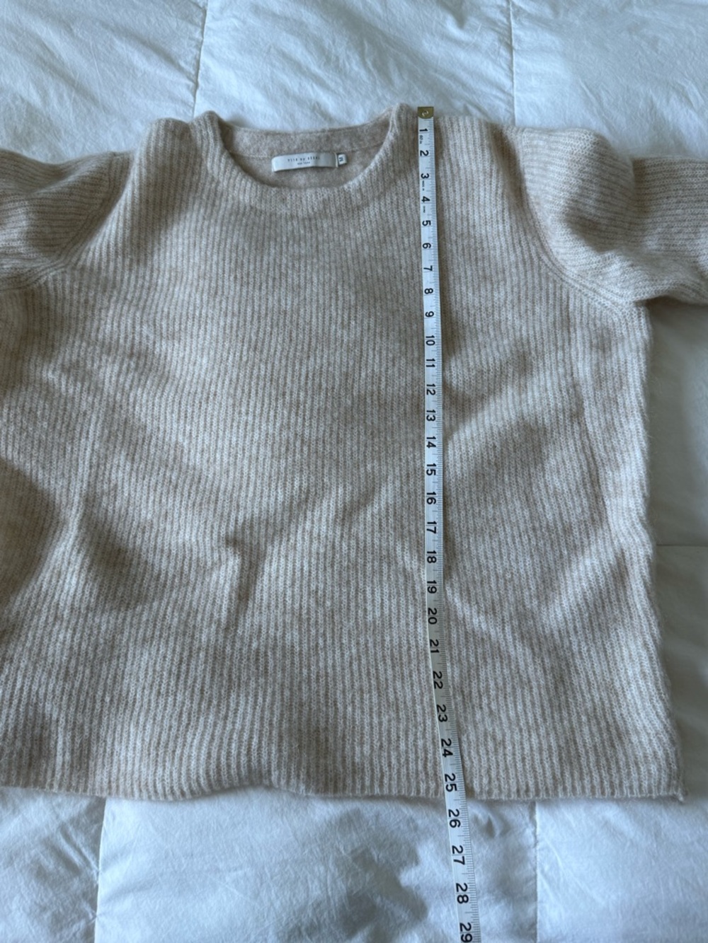 7115 by Szeki alpaca sweater oatmeal - Picture 7 of 7